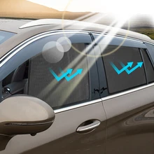 Передние и задние 4 шт., магнитные козырьки для окна автомобиля, занавески, козырек для Chevrolet Equinox, боковое окно, солнцезащитные козырьки для Equinox