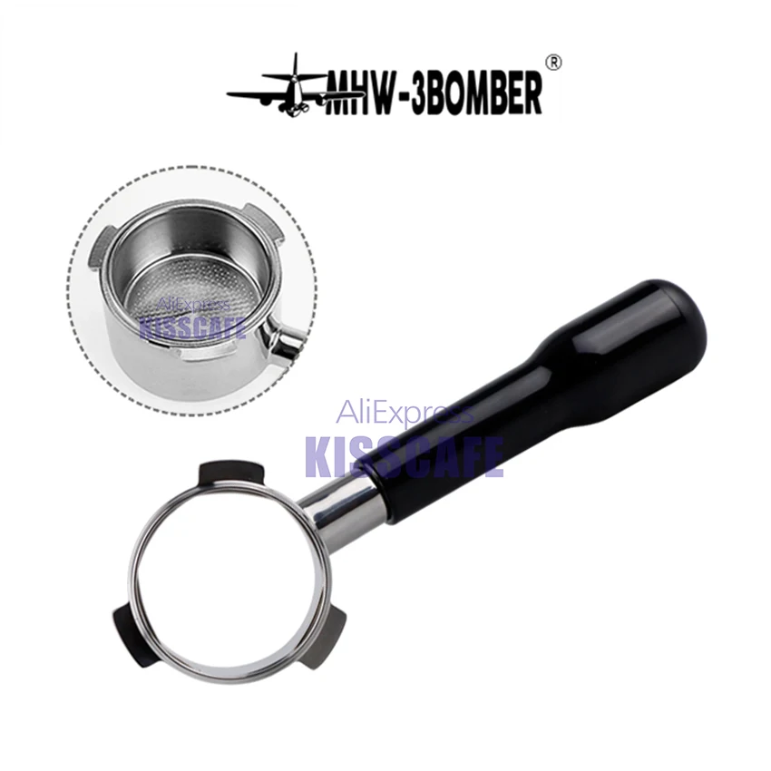 54 мм кофе бездонный Portafilter для Breville 870/878/880 фильтр корзина из нержавеющей стали