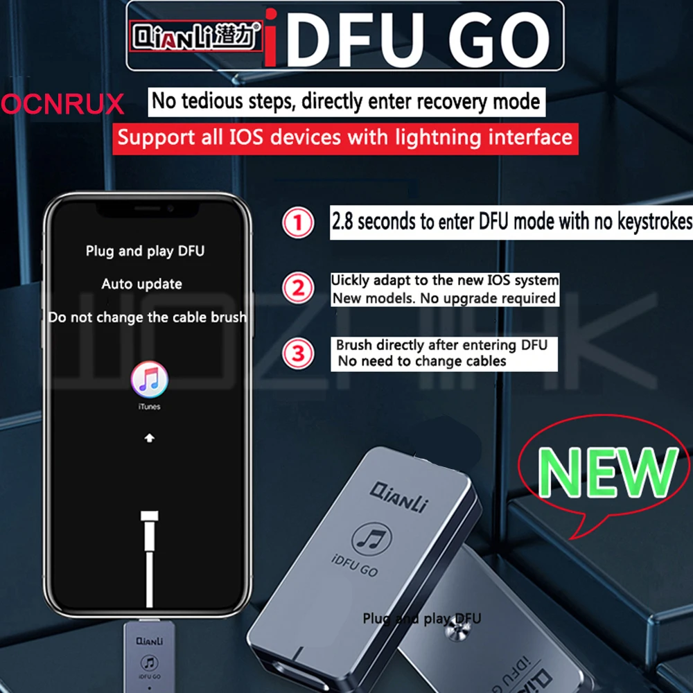 Qianli-iDFU GO 2 ÷ 귯  DFU ,  е ڵ  ڵ DFU , ¶ ׷̵