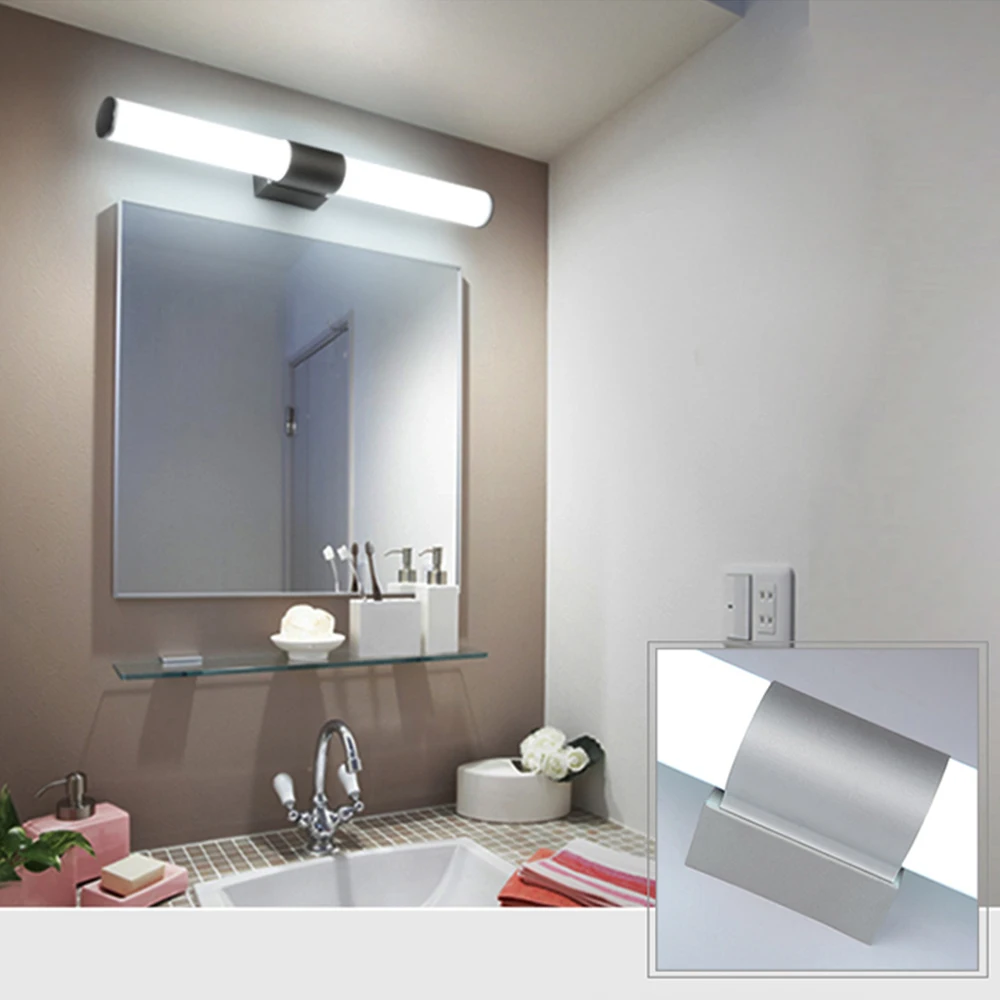 Sleek Waterproof LED Wall Lamp for Modern Bathroom Lighting