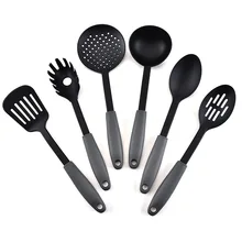 Напрямую от производителя 6 шт. нейлоновая кухонная утварь антипригарный горшок для приготовления пищи набор посуды экологически чистый готовка