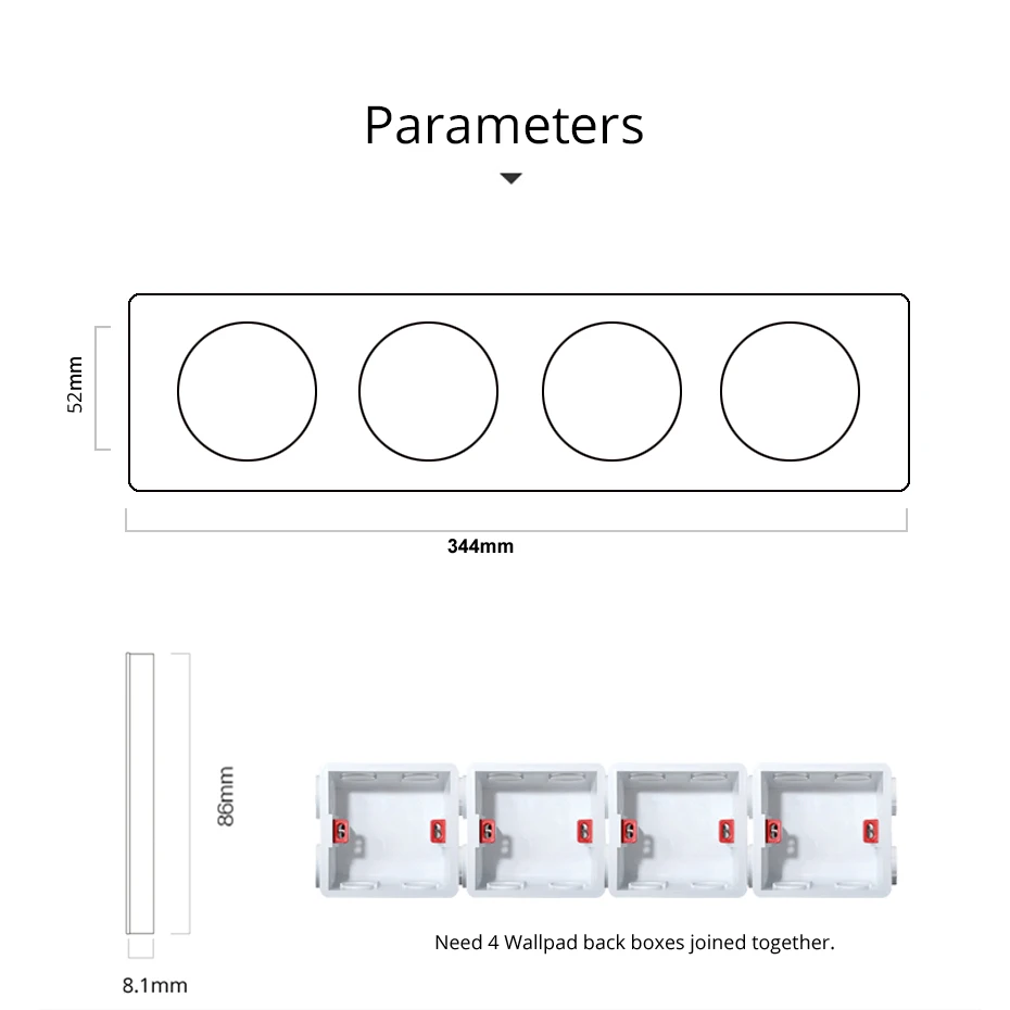 DIY Free Combination, 1 Gang, 2 Gang, 3 Gang, 4 Gang, AC Cooker