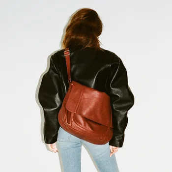 

Bang Explosion Model Classic Large Capacity Shoulder Crossbody Personality Casual Wild Women Bag Soft Retro Shoulder Bag 2020