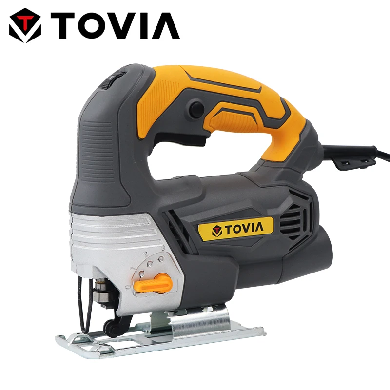 TOVIA 710W Jig Saw Variable Speed Electric Jigsaw Orbital Setting with Metal Guide Woodworking