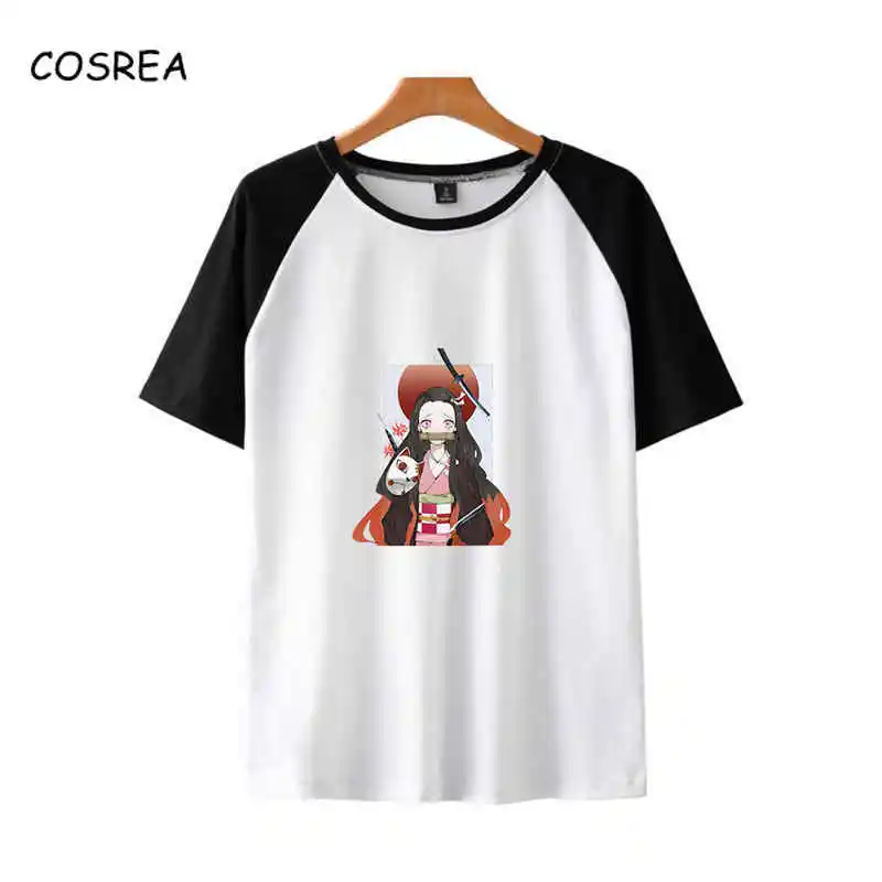 

Cosrea Anime Demon Slayer: Kimetsu no Yaiba Cosplay Costume Adult T-shirthI Good Quality blouse shirt For Man's women Casual