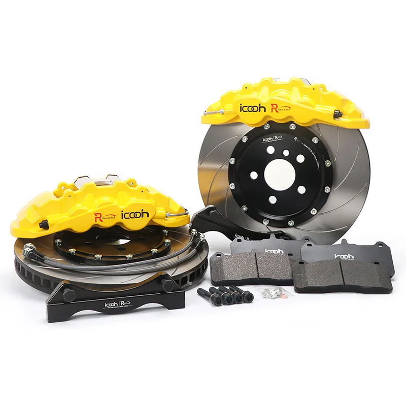 Icooh 8520 Brake kit 6 Pot Brake Caliper For Ford focus 2 /Peugeot 308
