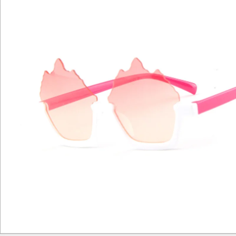 Горячая Распродажа, солнцезащитные очки для женщин, мужские солнцезащитные очки с огненным пламенем, без оправы, волнистые солнцезащитные очки, очки, трендовые, узкие солнцезащитные очки, MZL089