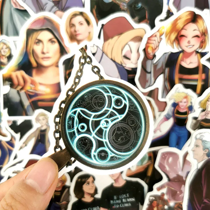 50 шт./упак. Cool Doctor Who забавные багажные наклейки ПВХ чемодан дорожный автомобиль ноутбук холодильник Скейт Мотоцикл наклейки для гитары