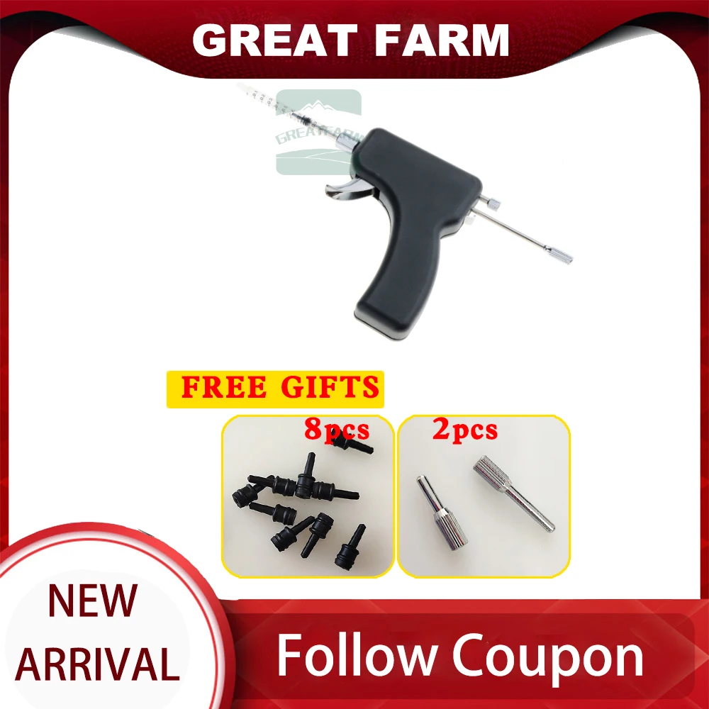 

Chicken FARM 0.1-1ml Chicken artificial Insemination Gun Continuous Adjustable Insemination insemination spare tubes Poultry