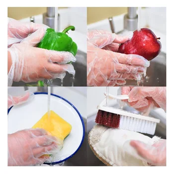 

20 Disposable Pvc Gloves Kitchen Oil-proof And Non-stick Glove Eco-friendly Food Gloves Moon Cake Gloves For Baking