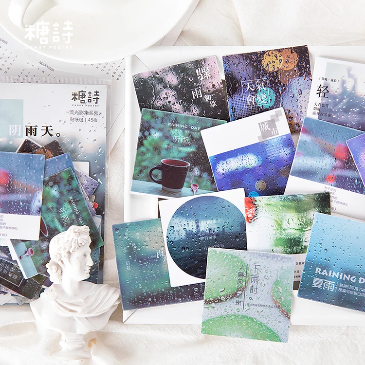 

Time Series Writable Washi Stickers Bullet Journal Scrapbook Diary Stickers Scrapbooking Paper Craft Diy Flakes Office Supplies