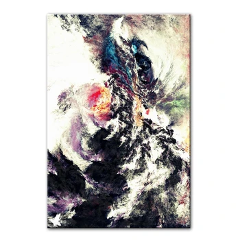 

Modern Abstract Colorful 100% Hand-painted Oil Painting Canvas Wall Art Unframe Home Wall Hangings Artwork Decoration Showpieces