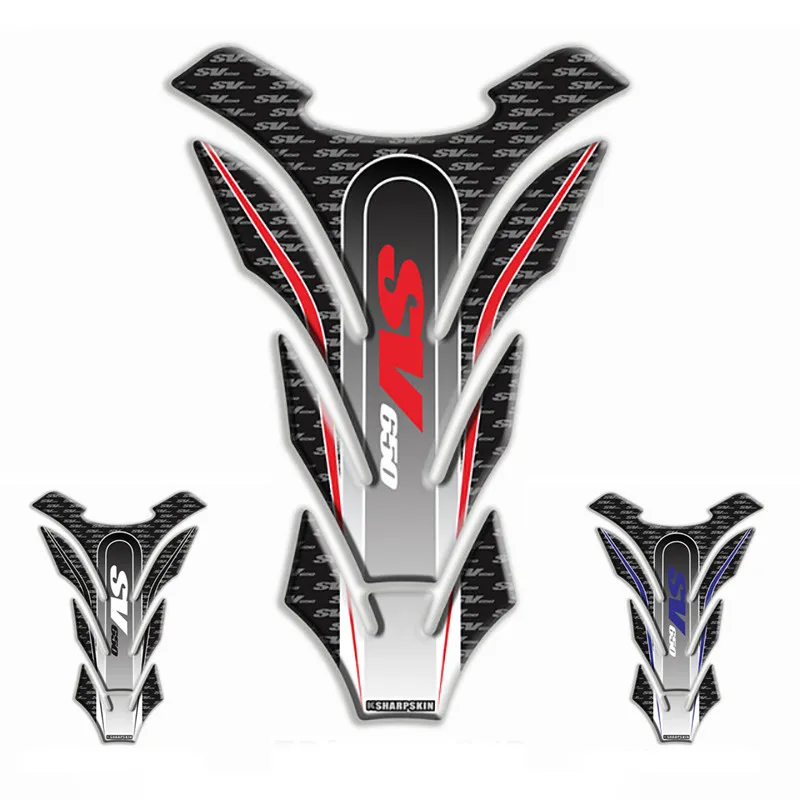 Motorcycle Sticker For SV650 SV 650 Reflective 3D Gas Fuel Tank Decoration Protector Pad Decals Sticker sv650