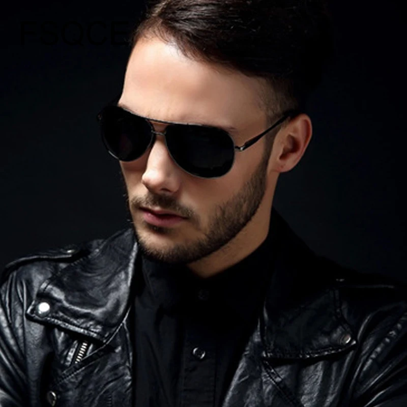 Классические винтажные женские солнцезащитные очки в металлической