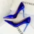Women 10.5cm High Heels Blue Green Valentine Pumps Luxury Glossy Stripper Stiletto Wedding Bridal Fetish Shoes Plus Size 43
