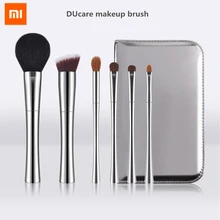 xiaomi DUcare Изысканная Высококачественная Кисть для макияжа 6 комплектов из искусственного волокна PU мягкая Кисть для макияжа 45 от xiaomi youpin