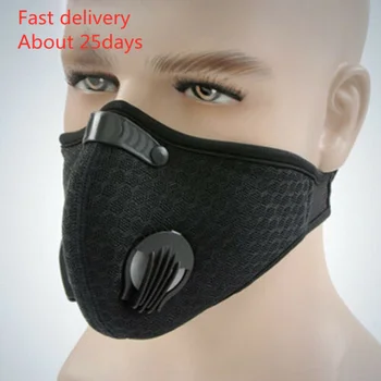 

In Stock Mask Outdoor Anti-dust Half Face Mask Mouth-muffle Windproof for Bicycle Skiing Fast Delivery