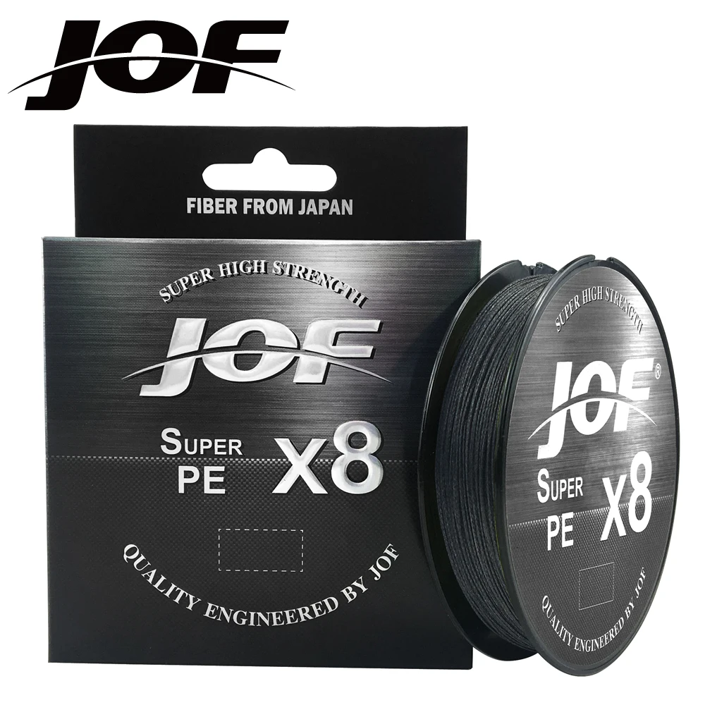 JOF 8 прядей 150 м супер прочная плетеная леска 15-100 фунтов 0,8-8,0 ПЭ Материал мультифиламентная леска для ловли карпа снасти