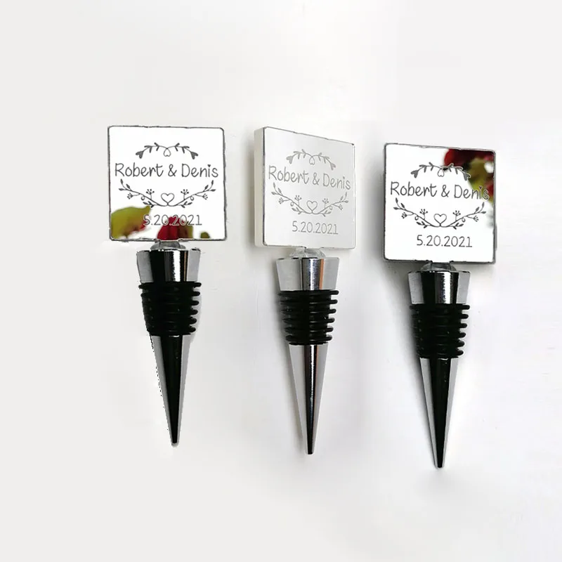Personalised Lasre Engraving Wine Bottle Drop Stoppers Bottle Stopper