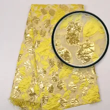 Африканский стиль черный с красным цветочным Металлик Жаккардовая парча ткань для платья пальто жаккард tissu tecido stoffen telas