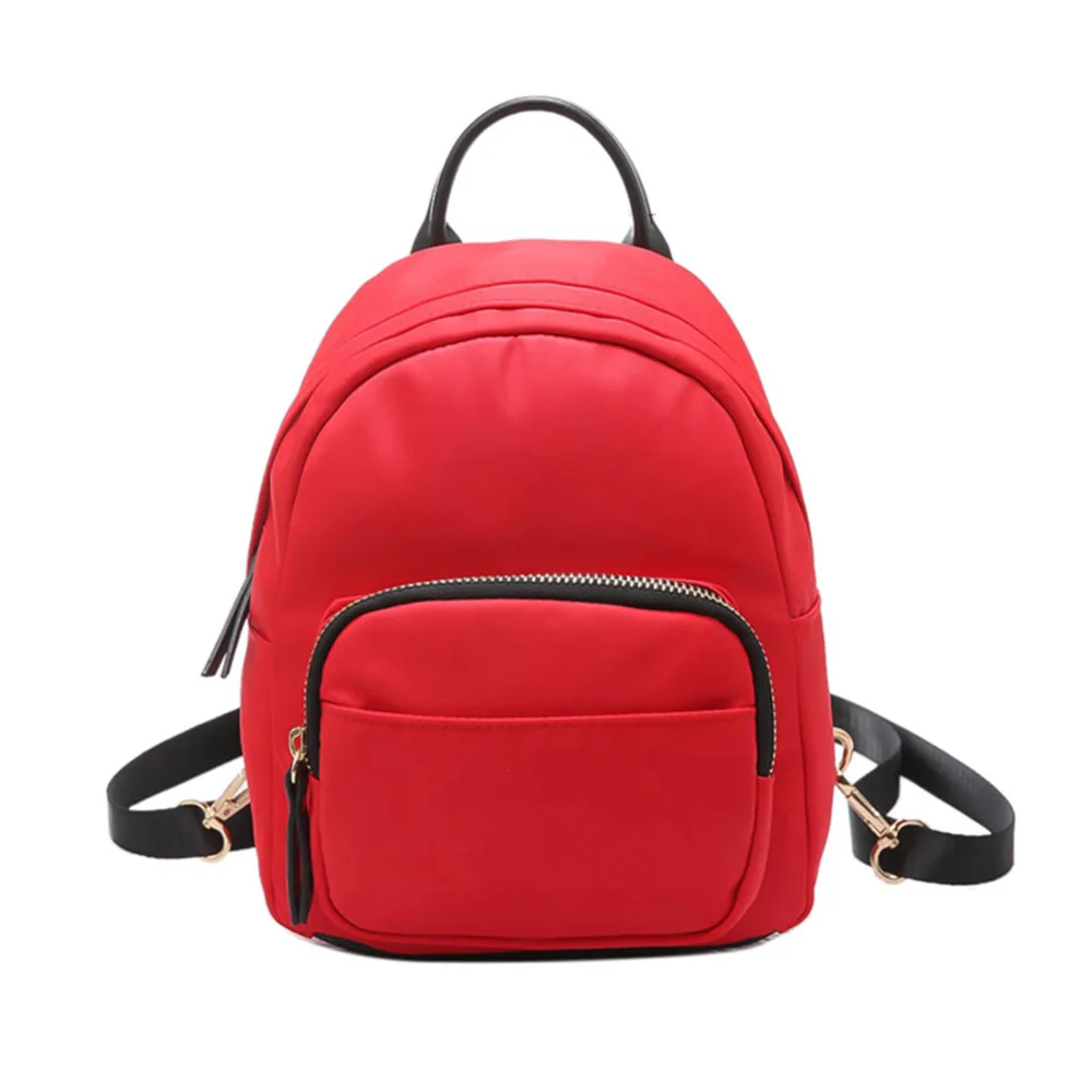 Women Oxford Canvas Mini Backpack Girls Camouflage School Casual Bag Female Small Travel Rucksack Fashion Black Shoulder Bag