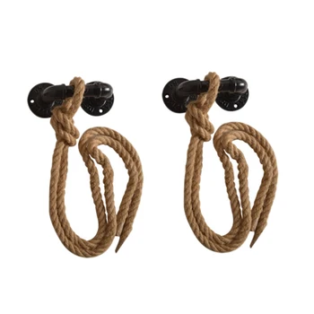 

CSS Wall Shelves Floating Shelf Wall Mounted Desk Bookrack Hemp Rope Wooden Storage Rack Flower Shelf Corner Desk