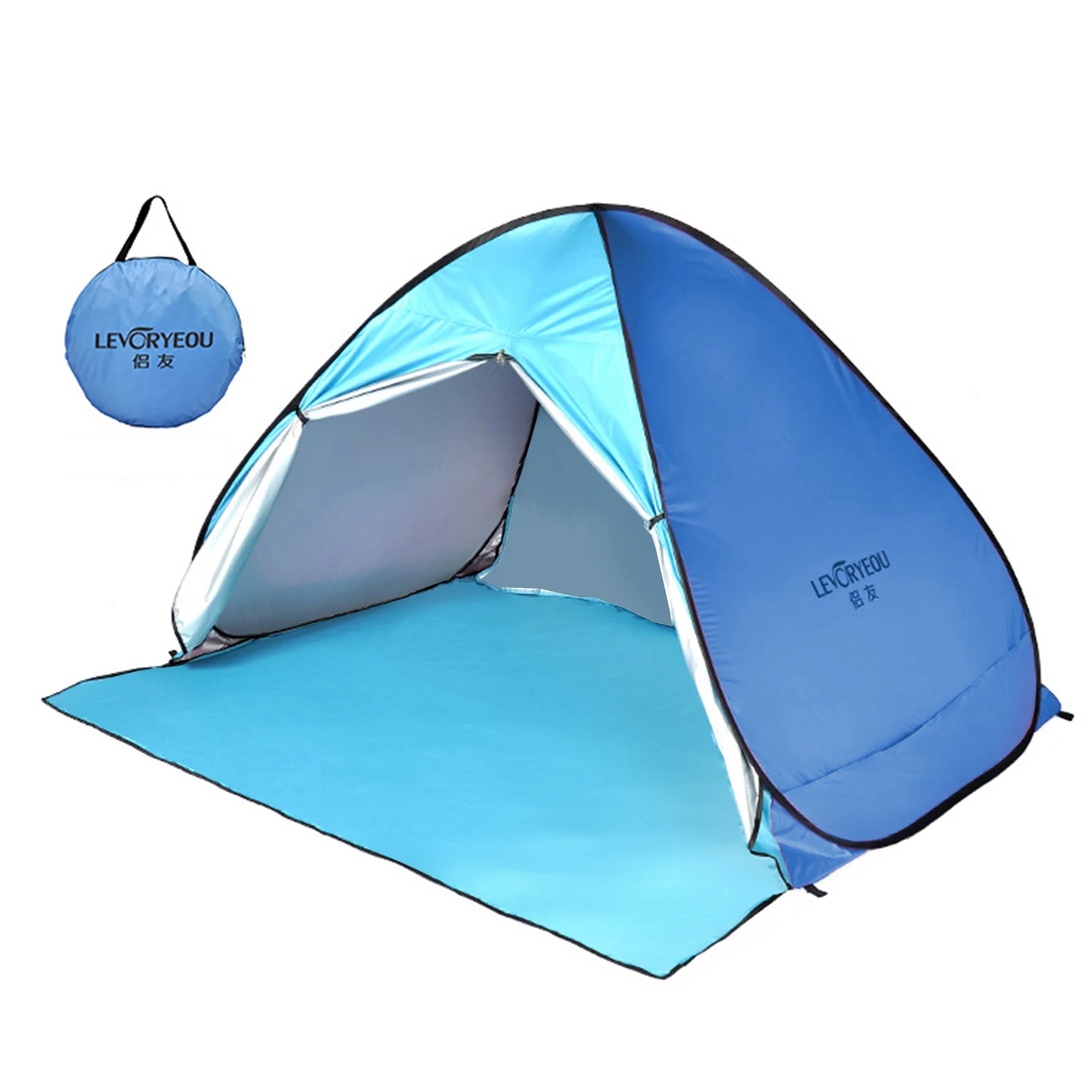 Outdoor Camping Tent Pop-up Fun-Play Tent Automatic Instant UV Protection Sun Shade Awning for Camping Beach Backyard camping tent