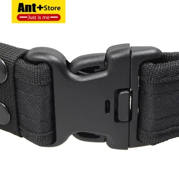 

Combat 2 Inch Canvas Duty Tactical Sport Belt with Plastic Buckle Army Military Adjustable Outdoor Fan Hook & Loop Waistband
