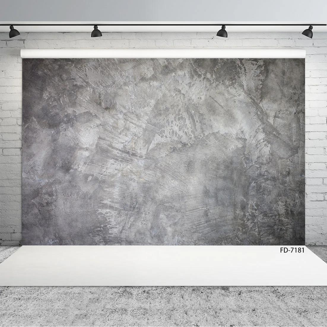 Concrete Wall Photo Backgrounds Computer Printed Backdrop for Young Portrait Children Baby Toy Photocall photo backdrop