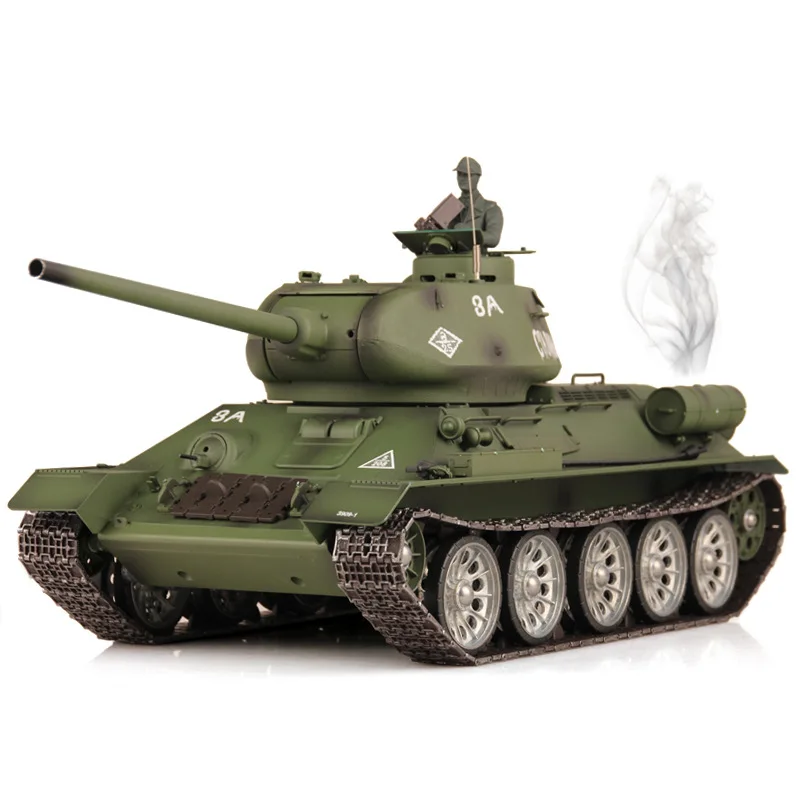 

HL Ultra Large Soviet Union T-34 Metal Upgraded 3909 Remote Control Tank Model-Smoke-Emission