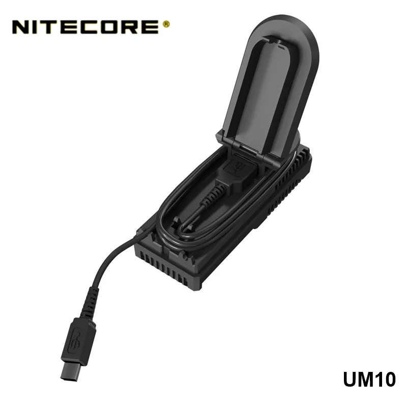 Nitecore UM2 UM4 ЖК-дисплей QC2.0 USB зарядное устройство UM10 UM20 18650 18350 16340 14500 анти короткая схема литий-ионная батарея зарядное устройство s