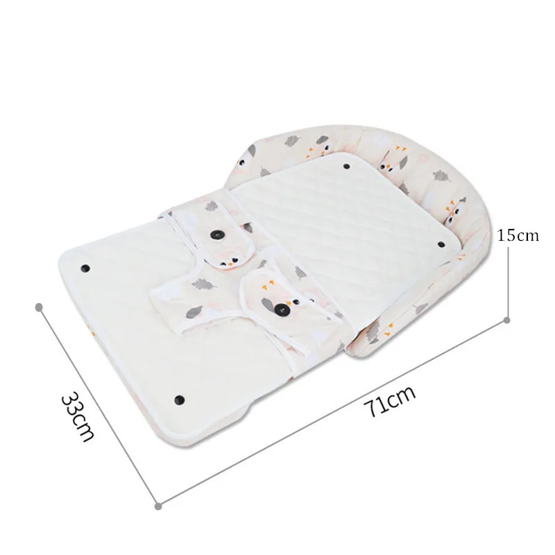 Foldable Baby Bed Travel Bassinet Functions As A Diaper Bag And Changing Station Baby Bag Newborn Carrier Infant folding crib