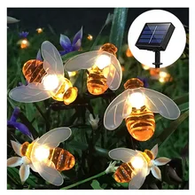 

6.5M Solar Lawn Decor Led 20/3050 Light String Outdoor lantern Garlands Garden Xmas Tree Fairy Lamp Ambient Small Bee Bar