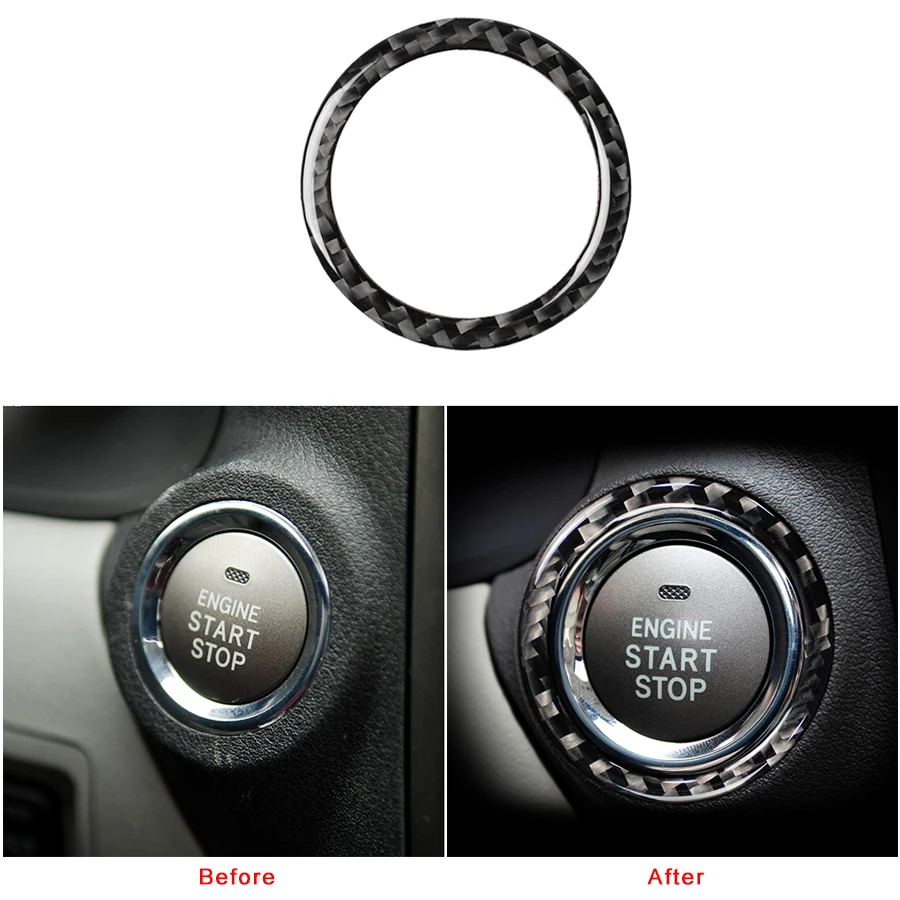 Для Lexus IS250 IS250C IS350 IS350C 2006-2013 углеродное волокно кнопка запуска двигателя кольцо