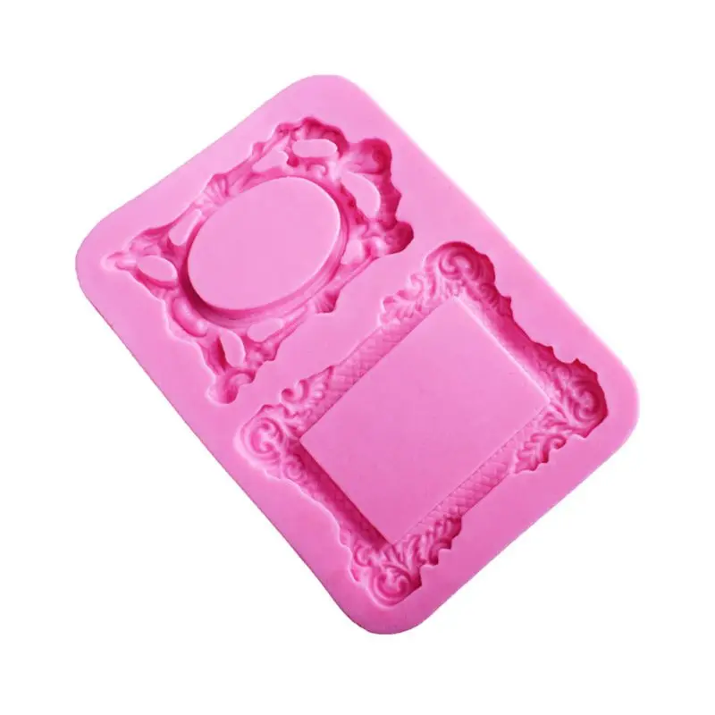 2 шт DIY кулон-фоторамка формы Slilcone УФ смолы формы ювелирных изделий Инструменты