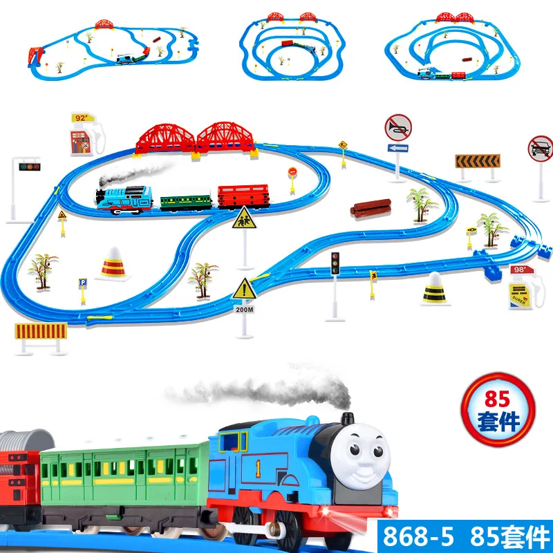 

Thomas Camera Track Toy Set Light Train Set Children Electric Small Locomotive Boy Car Harmony