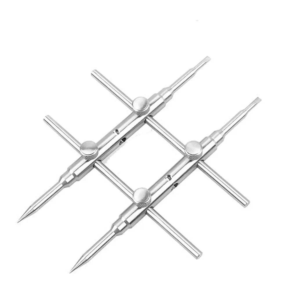 Stainless Steel Camera Lens Repair Spanner Wrench Opening Tool Set Disassemble The Lens Range From 25mm To 130mm