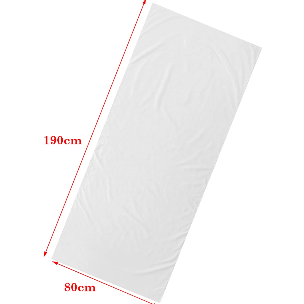 Solid Color Spa Couch Polyester Sheet Beauty Massage Bed Table Cover Salon without Breath Hole for Salon SPA - 190x80cm