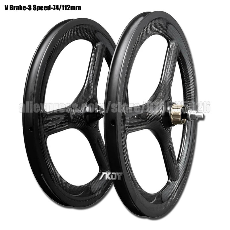 XENON カーボン 三本スポーク クリンチャータイヤ