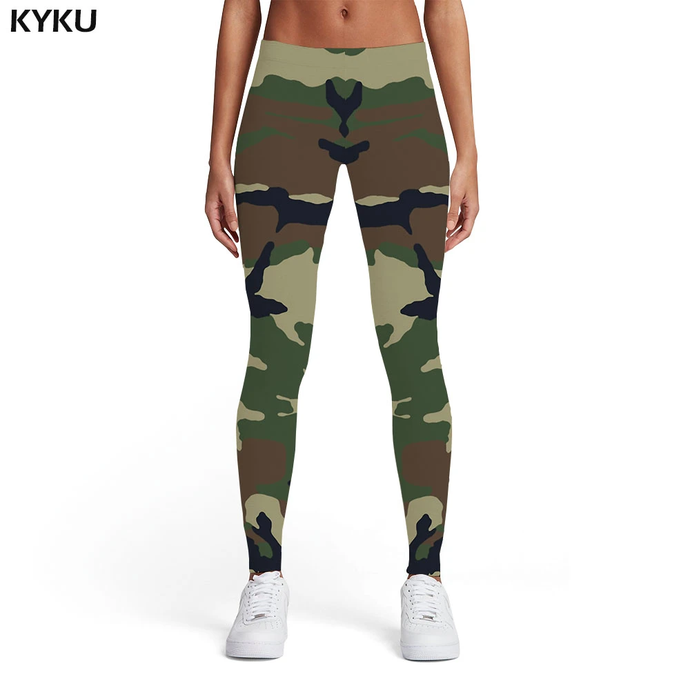 camouflage spandex pants