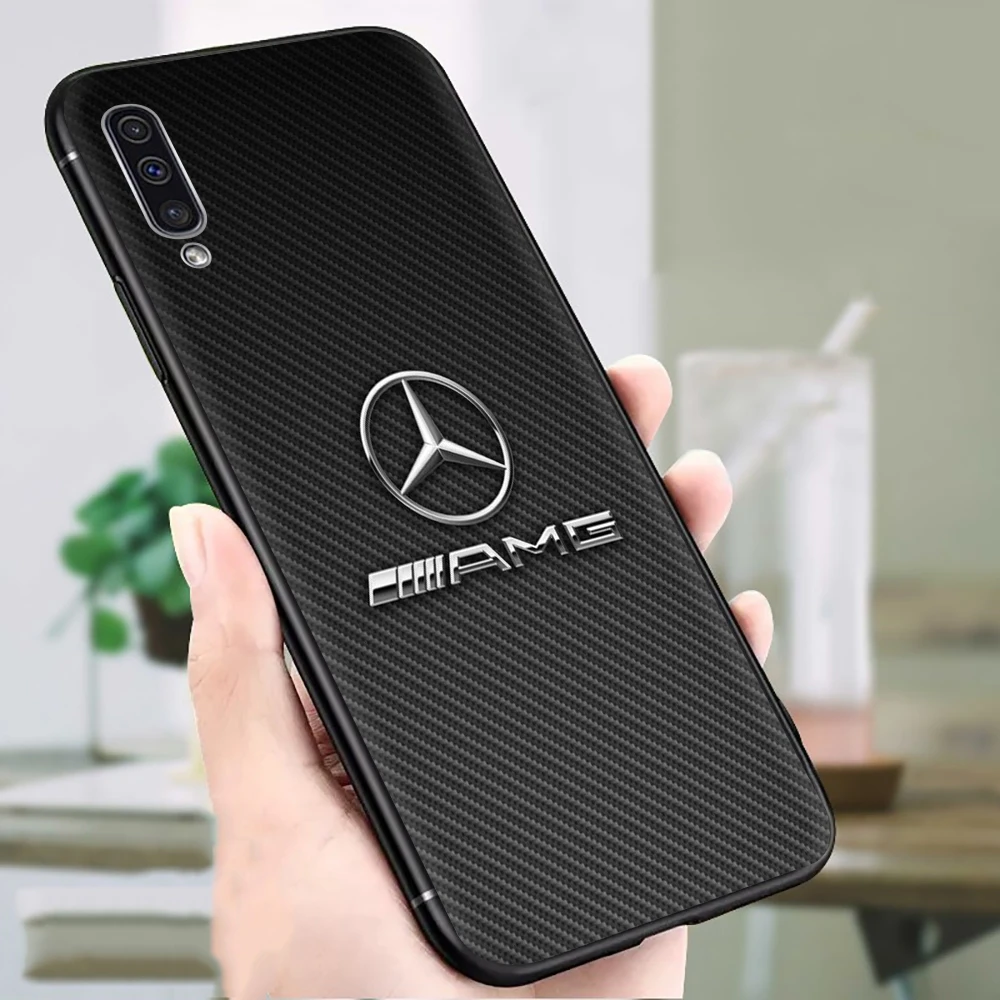 Mercedes логотип мягкий силиконовый чехол для телефона для samsung Galaxy A3 A5 A6 плюс A7 A8 A9 J4 J6 J7 Duo J8