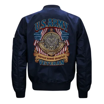 

Band Clothing Plus Size Bomber jacket Men Air Force One MA1 Mens Pilot Jackets Fashion Baseball Uniform Coat Jaqueta Masculina