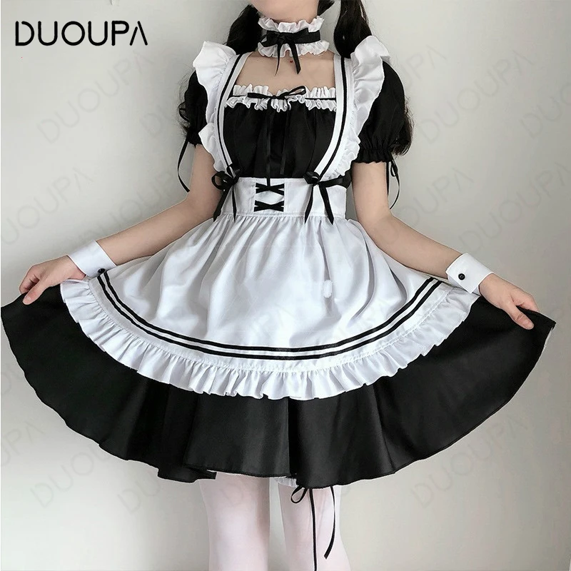 Cosplay&ware Sweet Lolita Dress French Maid Waiter Costume Women Sexy Mini Pinafore Cute Ouji Outfit Halloween Cosplay For Girls Plus Size -Outlet Maid Outfit Store H8be835da99cf42d3b5a57dd55b4e97cd6.jpg