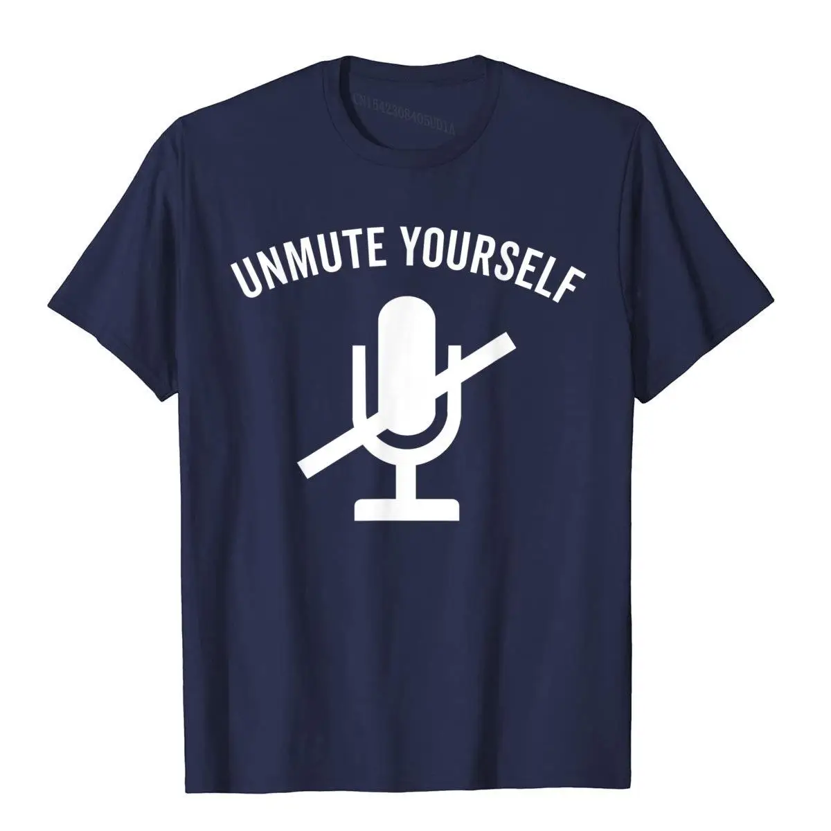 Unmute Yourself Funny 2020 Teacher Virtual Class Gift T-Shirt__B12973navy