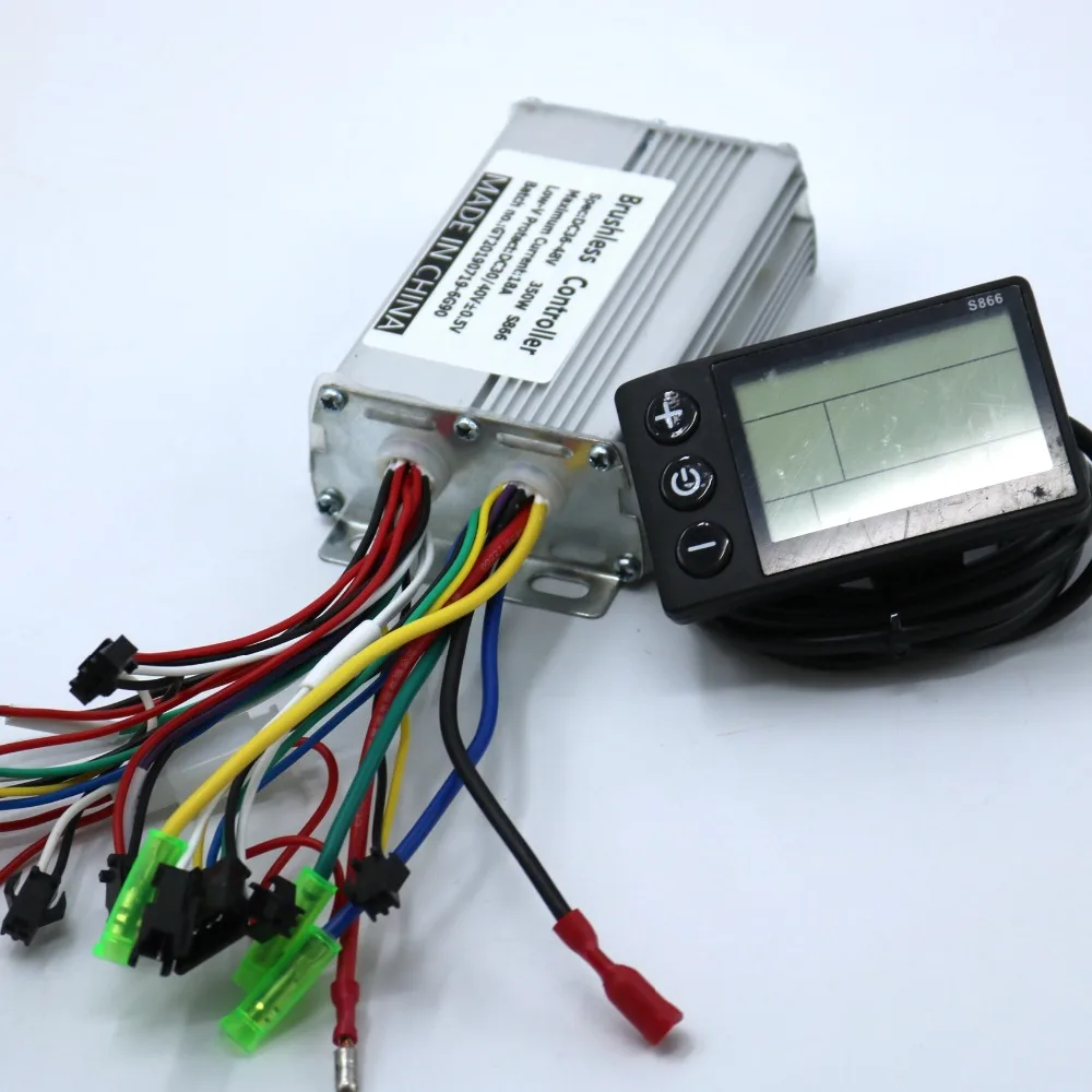 Discount GREENTIME 36V 48V 350W 18A BLDC motor controller E-bike brushless speed controller and S866 LCD Display one set 2 Discount GREENTIME 36V 48V 350W 18A BLDC motor controller E-bike brushless speed controller and S866 LCD Display one set 2