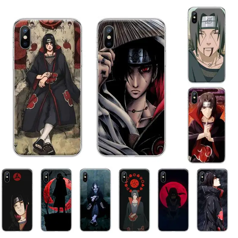Uchiha Itachi Naruto Мягкий силиконовый чехол для телефона iphone 4 4s 5 5S SE 5C 6 6S 7 8 plus X XS XR 11 PRO MAX |