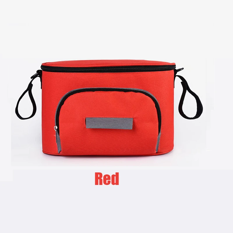PYETA сумка для детских колясок, органайзер для подгузников, сумка для мам, Детская водонепроницаемая сумка для подгузников, сумки для подгузников с большой вместительностью - Цвет: Red