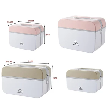 

Portable Multi-Layer Medicine Box First Aid Kit Plastic Car Travel Pill Storage Box Home Large Capacity Organizer Containers