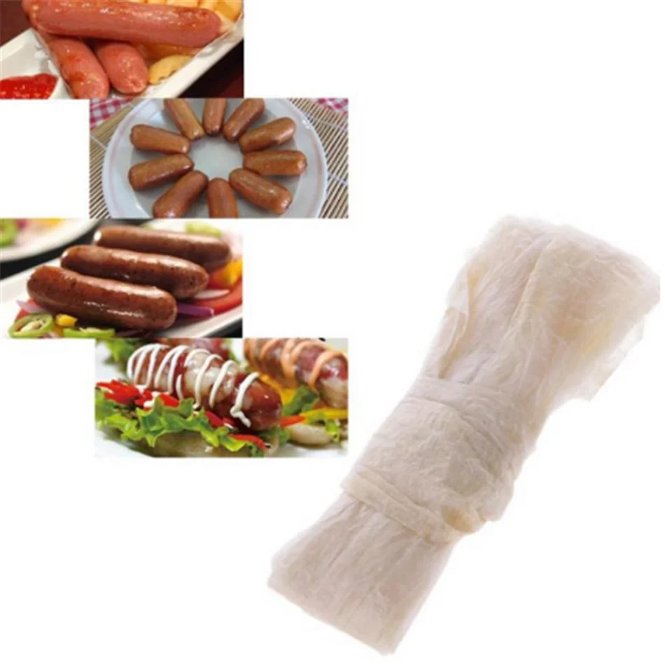 

TTLIFE 1PC 28-30mm Sheep Dry Intestine Sausage Casing Coat Meat Processing DIY Meat Making Tools Diameter Cooking Tool Sets