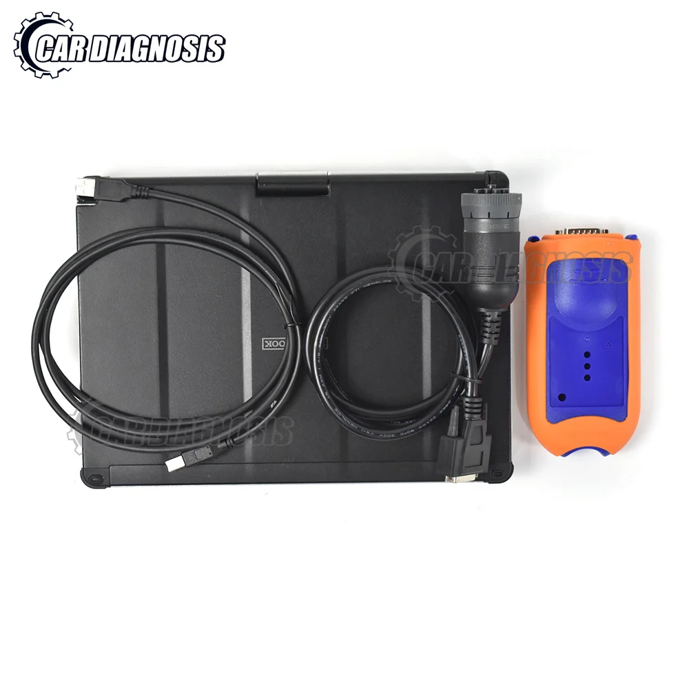 Edl V2 Toughbook Cf C2 Laptop + V5.3 Attrezzature Per L'Edilizia Agricola Kit Diagnostico Di Servizio Edl Advisor Di Collegamento Dati Elettronico